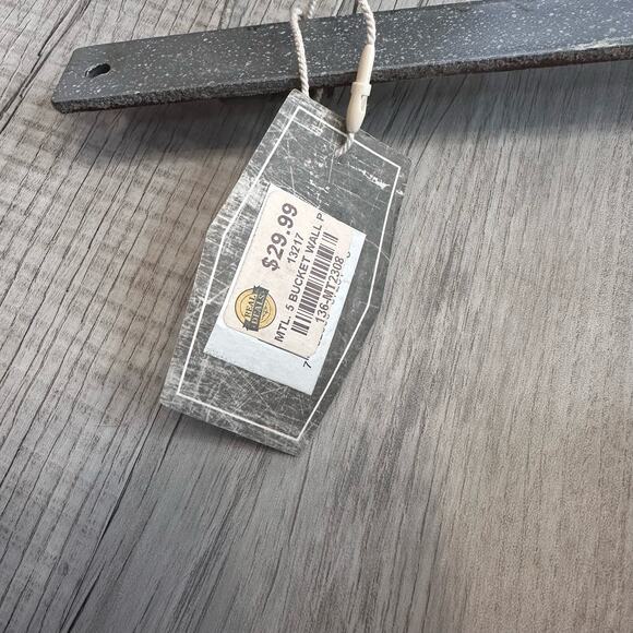 Metal Decor Rustic Farm House Bundle Metal Wall Hanging Buckets Table Top Decor - Picture 3 of 3